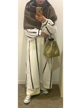 「ASTRAET（アストラット）のアイテム（ワンピース/ドレス）」を使った、M.Yさん（レディース・156cm）の春コーディネート