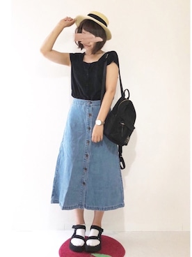 tsugu*さん（レディース・157cm）の夏コーディネート