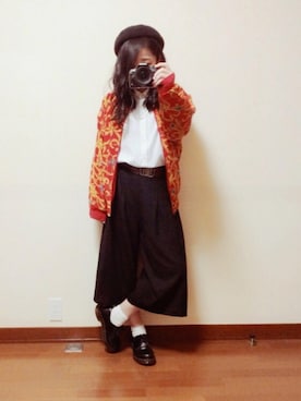 「L.H.P（エルエイチピー）のアイテム（アクセサリー）」を使った、Y u R a L iさん（レディース・167cm）の冬コーディネート