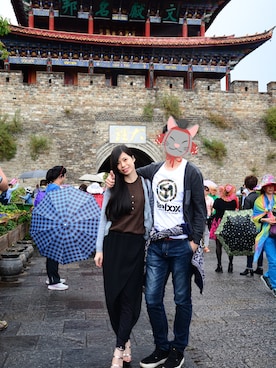 「VINTAGE（ヴィンテージ）のアイテム（アンサンブル）」を使った、obilivionさん（レディース・158cm）の春コーディネート