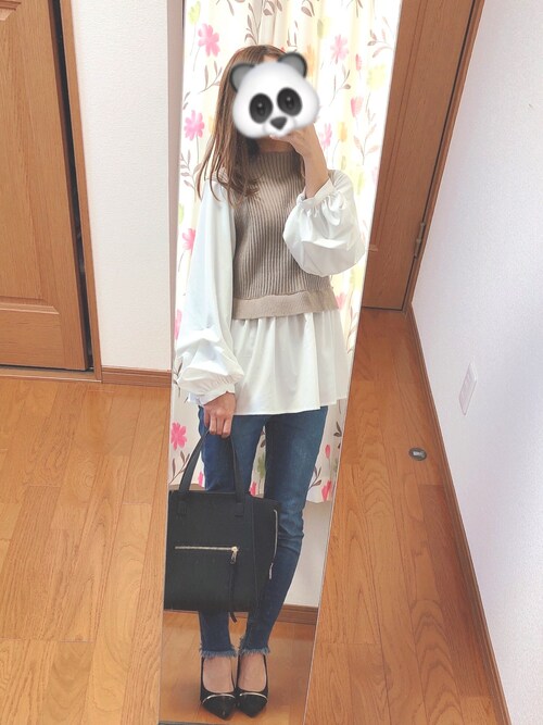 Panda Grlのトートバッグを使ったコーディネート Wear