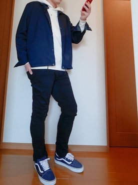 「ASTRONOMY（アストロノミー）のアイテム（ブルゾン）」を使った、だいきさん（メンズ・180cm）の春コーディネート