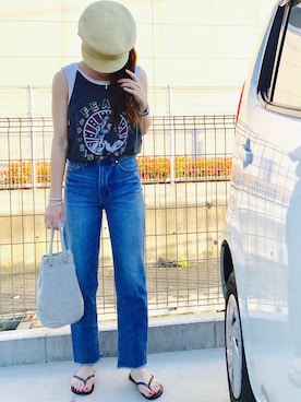 「CorteLargo（コルテラルゴ）のアイテム」を使った、riosa◡̈⃝︎⋆︎*さん（レディース・158cm）の夏コーディネート