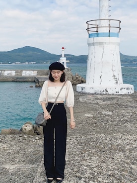 Lynnさん（レディース・155cm）の冬コーディネート