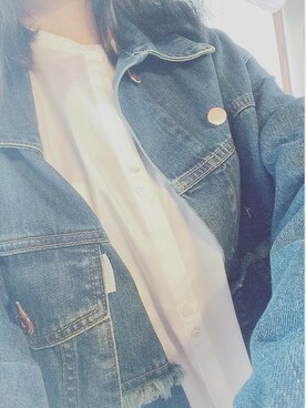 「Aalto（アールト）のアイテム（デニムジャケット、ブルー系）」を使った、Yuka Nagataさん（レディース）の春コーディネート