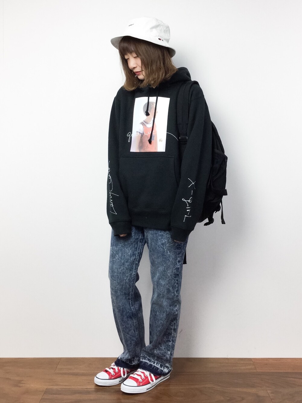 Xガール×ラリークラーク コラボパーカー Xガール×ラリークラーク コラボパーカー - メルカリ