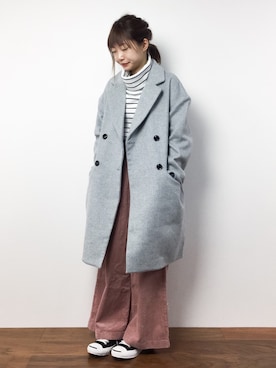 「HusHusH（ハッシュアッシュ）のアイテム（ジャケット/アウター）」を使った、いぴさん（レディース・152cm）の冬コーディネート
