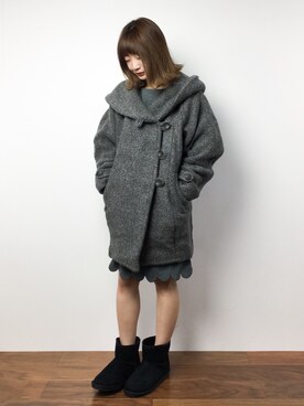 「min@RNA（ミンアットアールエヌエー）のアイテム」を使った、いぴさん（レディース・152cm）の冬コーディネート