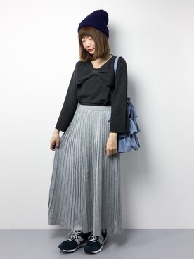 「Factor=（ファクターイコール）のアイテム（スカート）」を使った、いぴさん（レディース・152cm）の冬コーディネート