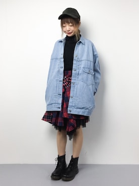 「JOURNAL STANDARD LUXE（ジャーナルスタンダード　ラックス）のアイテム（ジャケット/アウター）」を使った、いぴさん（レディース・152cm）の冬コーディネート