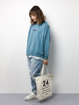 「min@RNA（ミンアットアールエヌエー）のアイテム」を使った、いぴさん（レディース・152cm）の冬コーディネート