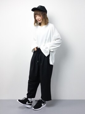「unrelaxing（アンリラクシング）のアイテム」を使った、いぴさん（レディース・152cm）の冬コーディネート
