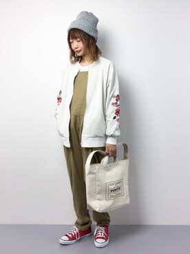 「cepo（セポ）のアイテム（ブルゾン）」を使った、いぴさん（レディース・152cm）の冬コーディネート