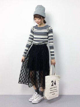 いぴさん（レディース・152cm）の冬コーディネート