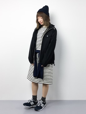 「Spick & Span（スピックアンドスパン）のアイテム（ブルゾン）」を使った、いぴさん（レディース・152cm）の冬コーディネート