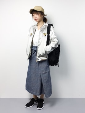 「JEANS MATE（ジーンズメイト）のアイテム（ジャケット/アウター）」を使った、いぴさん（レディース・152cm）の冬コーディネート