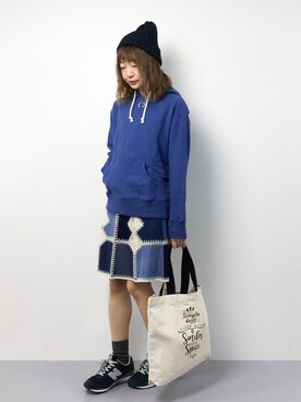 裏毛emblem hoodieを使った人気ファッションコーディネート - WEAR