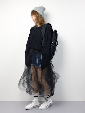 「Capelli（カペリ）のアイテム」を使った、いぴさん（レディース・152cm）の春コーディネート