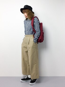 「Burner（バーナー）のアイテム」を使った、いぴさん（レディース・152cm）の春コーディネート