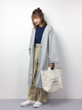 「AVAN LILY（アヴァンリリィ）のアイテム（その他アウター）」を使った、いぴさん（レディース・152cm）の春コーディネート