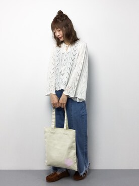 「Cocoonist（コクーニスト）のアイテム」を使った、いぴさん（レディース・152cm）の春コーディネート