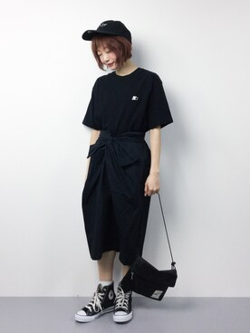 「STARTER BLACK LABEL（スターターブラックレーベル）のアイテム（トップス）」を使った、いぴさん（レディース・152cm）の春コーディネート