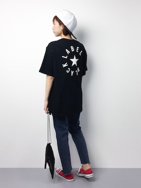 「STARTER BLACK LABEL（スターターブラックレーベル）のアイテム（トップス）」を使った、いぴさん（レディース・152cm）の春コーディネート