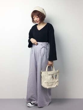 「Te chichi TERRASSE（テチチテラス）のアイテム」を使った、いぴさん（レディース・152cm）の春コーディネート