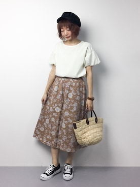 「Te chichi（テチチ）のアイテム」を使った、いぴさん（レディース・152cm）の春コーディネート