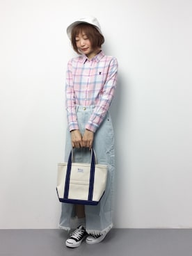 「Factor=（ファクターイコール）のアイテム（スカート）」を使った、いぴさん（レディース・152cm）の春コーディネート