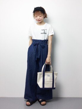 「Te chichi TERRASSE（テチチテラス）のアイテム」を使った、いぴさん（レディース・152cm）の春コーディネート