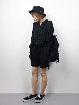 「ROSE BUD（ローズバッド）のアイテム（つなぎ/オールインワン）」を使った、いぴさん（レディース・152cm）の春コーディネート