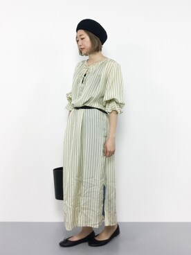 「Another Edition（アナザーエディション）のアイテム（ワンピース/ドレス）」を使った、いぴさん（レディース・152cm）の夏コーディネート