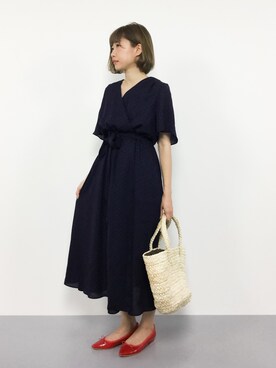 「U.Q（ユウキュウ）のアイテム」を使った、いぴさん（レディース・152cm）の夏コーディネート