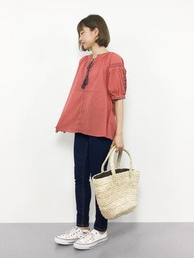 「Factor=（ファクターイコール）のアイテム（パンツ）」を使った、いぴさん（レディース・152cm）の夏コーディネート