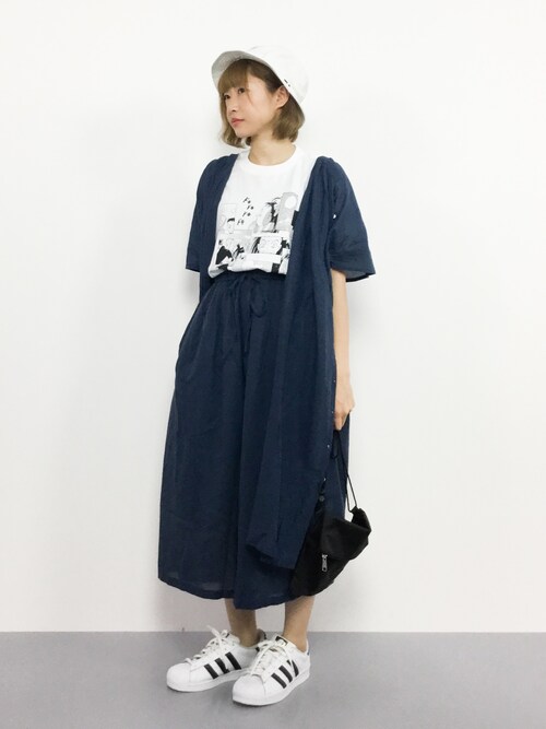 いぴ Zozotown Merlotのシャツワンピースを使ったコーディネート Wear