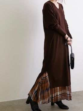 negiさん（レディース・154cm）の冬コーディネート
