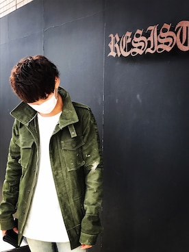 「M65」｜ISSEIさん（メンズ・172cm）の春コーディネート