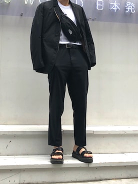 「GIORGIO ARMANI（ジョルジオアルマーニ）のアイテム（ジャケット/アウター）」を使った、ずーまさん（メンズ・170cm）の夏コーディネート