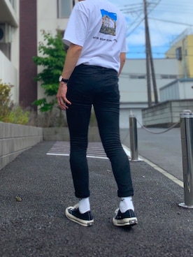 「ADER error（アーダーエラー）のアイテム（レッグウェア）」を使った、ずーまさん（メンズ・170cm）の夏コーディネート