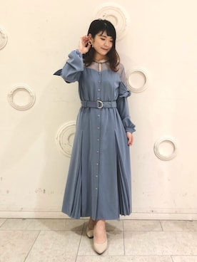 「REDYAZEL（レディアゼル）のアイテム（ワンピース）」を使った、natsumi0624さん（レディース・150cm）の冬コーディネート