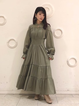 「REDYAZEL（レディアゼル）のアイテム（ワンピース）」を使った、natsumi0624さん（レディース・150cm）の冬コーディネート