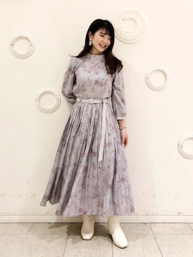 「REDYAZEL（レディアゼル）のアイテム（ワンピース）」を使った、natsumi0624さん（レディース・150cm）の冬コーディネート