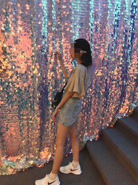 「韓国旅行」｜フラワーさん（レディース・169cm）の夏コーディネート