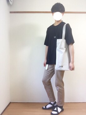 「ADPOSION（アドポーション）のアイテム」を使った、たいがさん（メンズ・172cm）の夏コーディネート