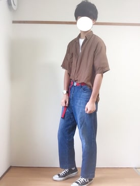 「MARC JACOBS（マークジェイコブス）のアイテム（腕時計）」を使った、たいがさん（メンズ・172cm）の夏コーディネート