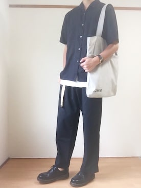 「MARC JACOBS（マークジェイコブス）のアイテム（腕時計）」を使った、たいがさん（メンズ・172cm）の夏コーディネート