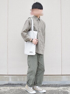 「MARC JACOBS（マークジェイコブス）のアイテム（腕時計）」を使った、たいがさん（メンズ・172cm）の春コーディネート