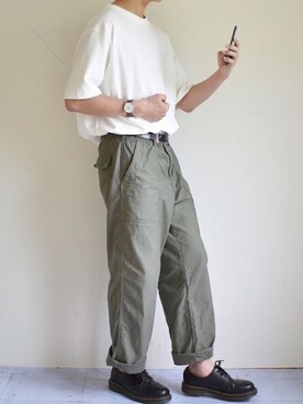「時計」｜「アイテム（その他）」を使った、たいがさん（メンズ・172cm）の夏コーディネート