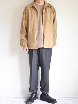 「HARE（ハレ）のアイテム（スウェット）」を使った、たいがさん（メンズ・172cm）の春コーディネート